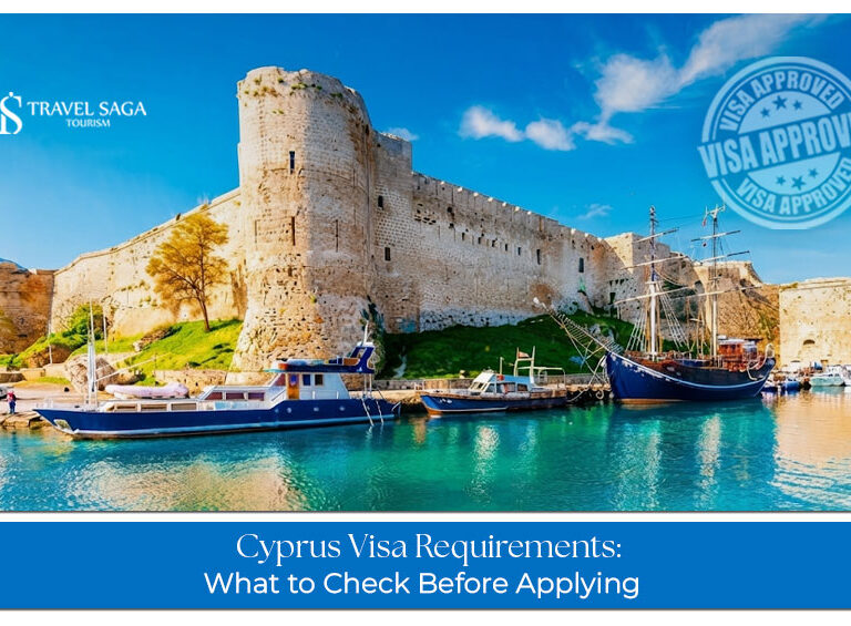 Traveller preparing essential documents for a Cyprus visa application.