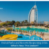Visitors enjoying rides and family attractions at Dubai Parks and Resorts ahead of the 2026 reopening.