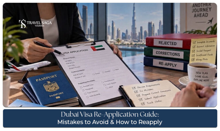 Dubai visa reapplication after a rejected or unsuccessful visa application.