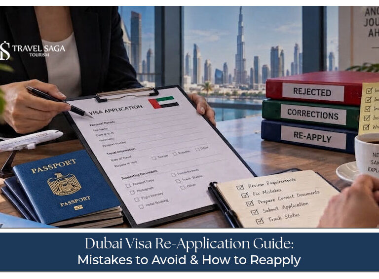 Dubai visa reapplication after a rejected or unsuccessful visa application.