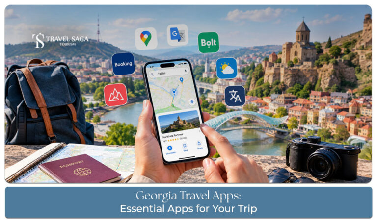 Essential Georgia travel apps for tourists.