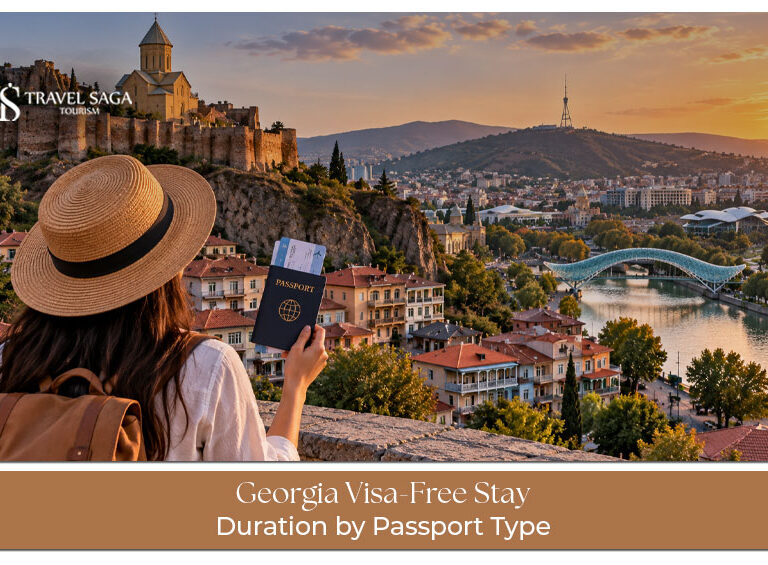 Georgia visa-free stay duration for eligible travelers.