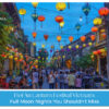 Hoi An Lantern Festival Vietnam.