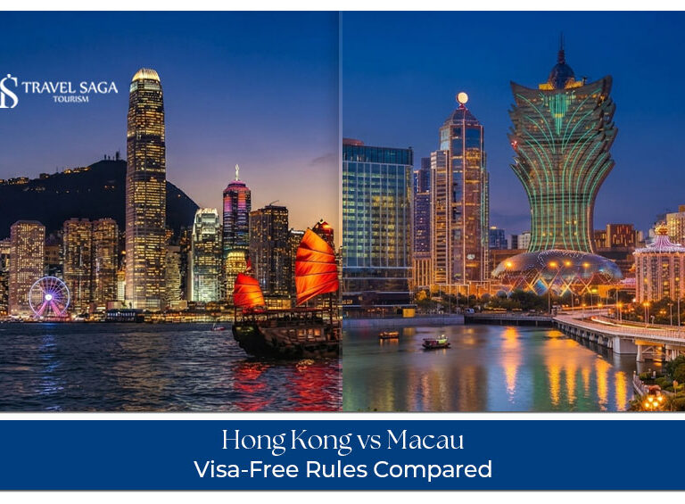 Hong Kong vs Macau visa-free rules for Indian travellers.