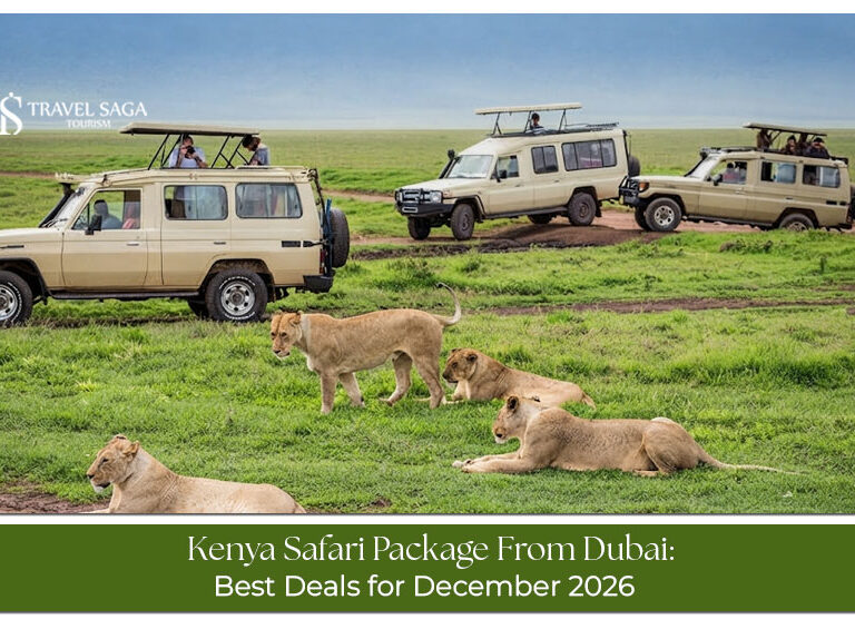 A Kenya safari adventure showcasing wildlife and scenic landscapes for travellers from Dubai.