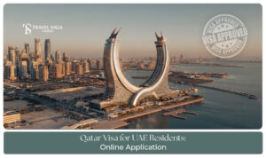 UAE residents preparing documents and travel plans for a Qatar visit visa.