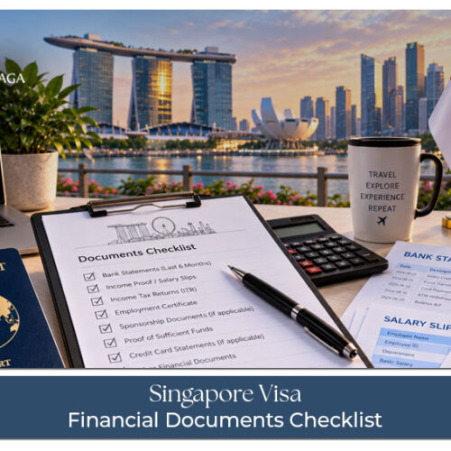 Singapore visa financial documents checklist for a smooth application process.
