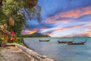 Thailand Beach in Evening