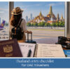Travellers preparing passports, travel documents, and essential paperwork for a Thailand holiday.