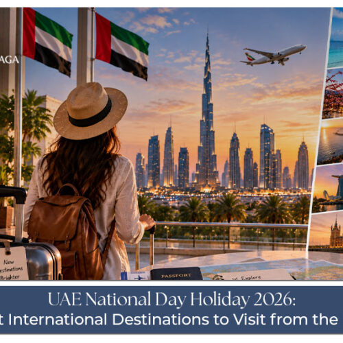 UAE National Day celebrations with flags, decorations, and festive events across the country.