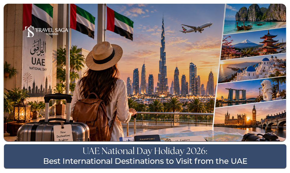 UAE National Day celebrations with flags, decorations, and festive events across the country.