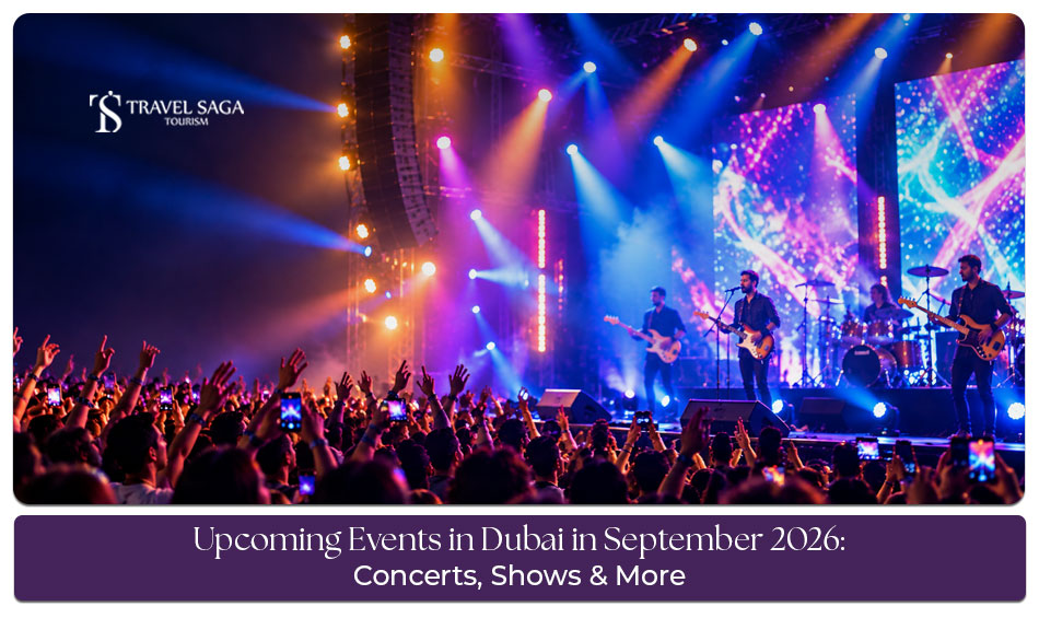 Upcoming events in Dubai in September 2026.