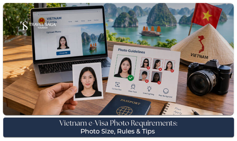 Vietnam e-Visa photo requirements for a compliant visa application.
