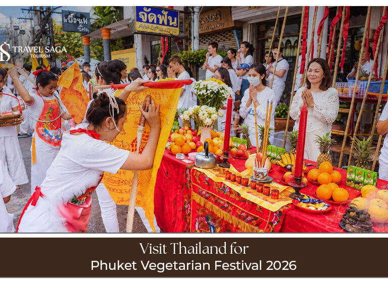 Phuket Vegetarian Festival 2026 celebrations in Thailand.