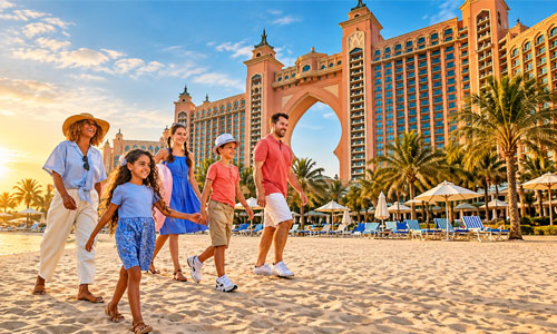 Dubai family holiday with sightseeing and attractions