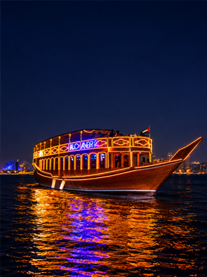 Dubai Marina Dhow Cruise Dinner experience