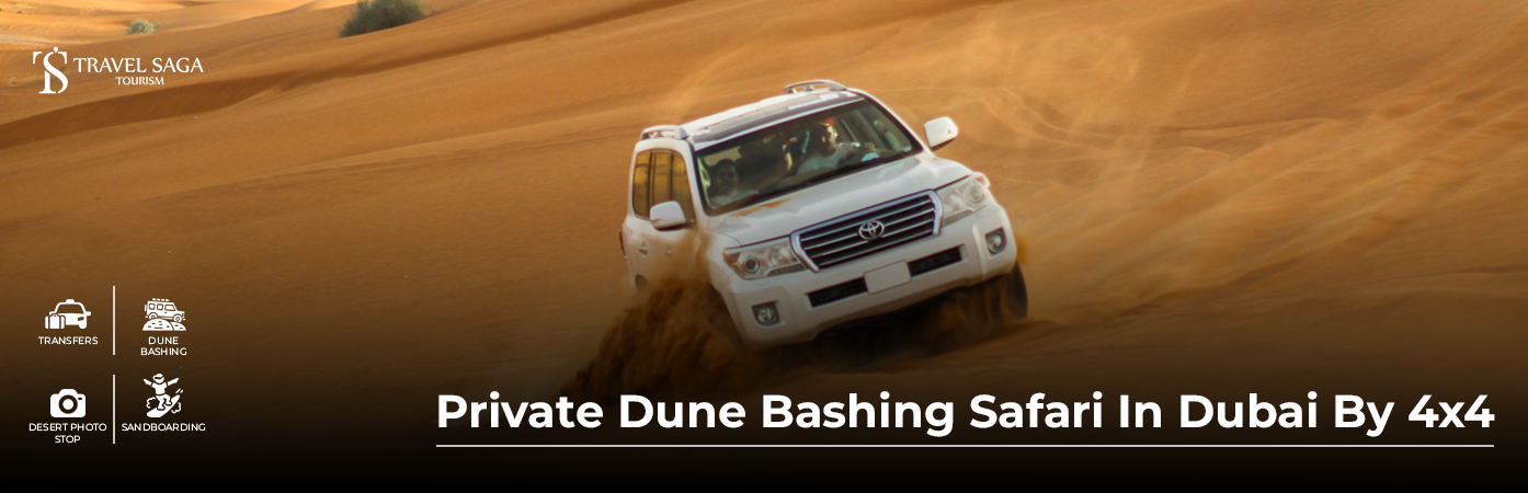 Private dune bashing safari in Dubai by 4x4 at Al Lahbab Desert
