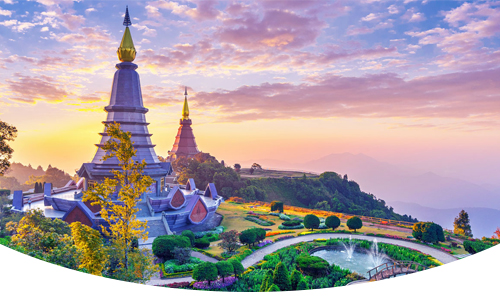 Thailand holiday packages featuring tropical beaches, island views and cultural attractions
