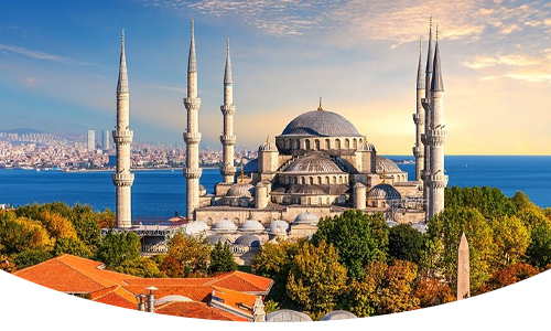 Turkey holiday package featuring scenic destinations and historic architectural landmarks