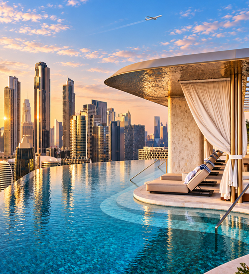 Flight and hotel booking for Dubai holidays