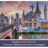 Belgium visa refusal reasons and documents needed to reapply for a Schengen visa