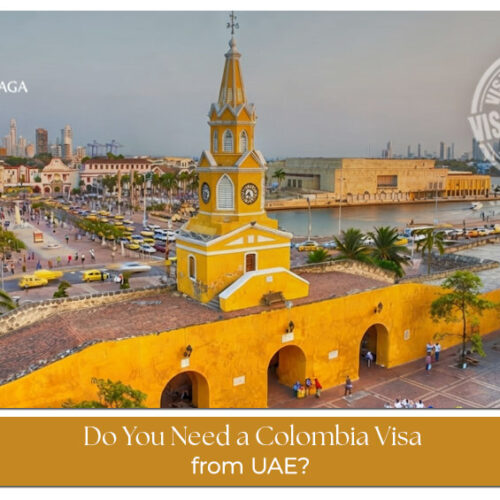 Traveller checking Colombia entry requirements and visa information before travelling from the UAE.