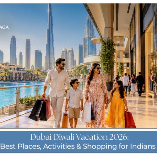 Travellers enjoying Dubai attractions and festive celebrations during the Diwali holiday season.