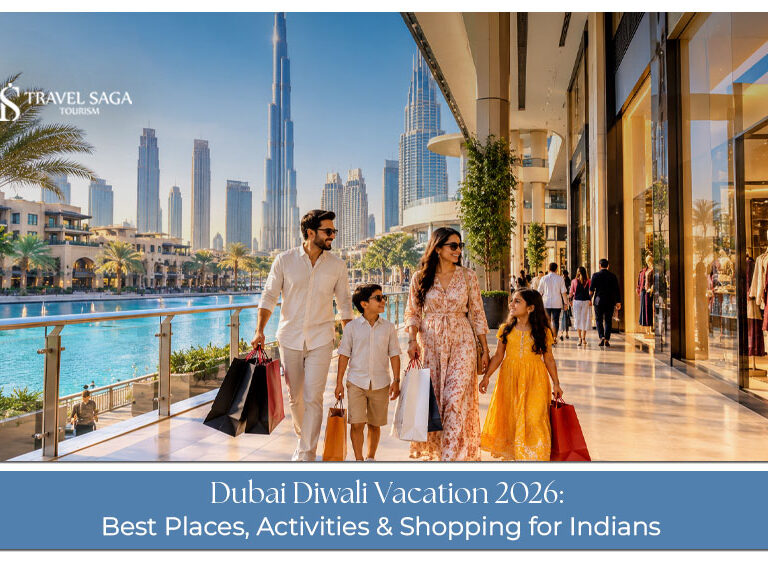 Travellers enjoying Dubai attractions and festive celebrations during the Diwali holiday season.
