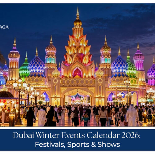 Dubai winter events and festive activities taking place across the city in 2026.