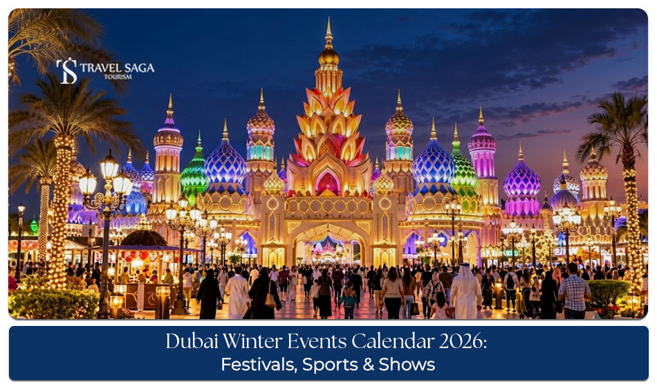 Dubai winter events and festive activities taking place across the city in 2026.