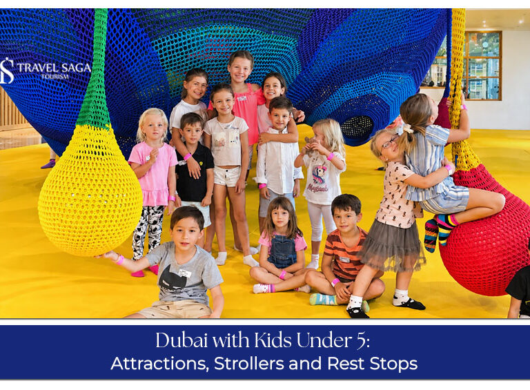 Family enjoying a fun-filled Dubai holiday with children exploring exciting attractions and family-friendly activities.