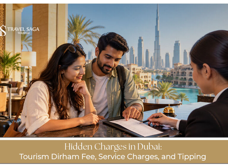 Unexpected fees tourists may encounter when booking hotels, transport, and activities in Dubai.