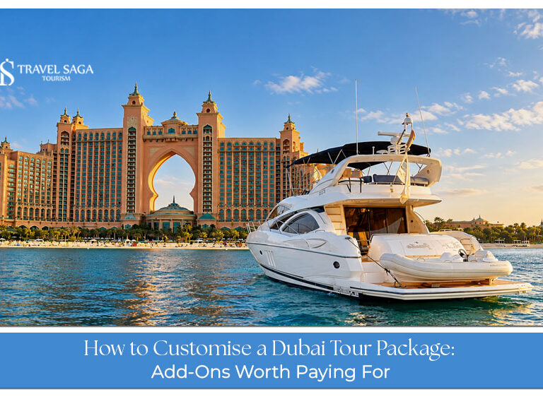 Customise a Dubai tour package with desert safari, yacht cruises and sightseeing add-ons