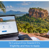 Sri Lanka free tourist ETA for eligible travellers, showing passport and online travel authorisation application