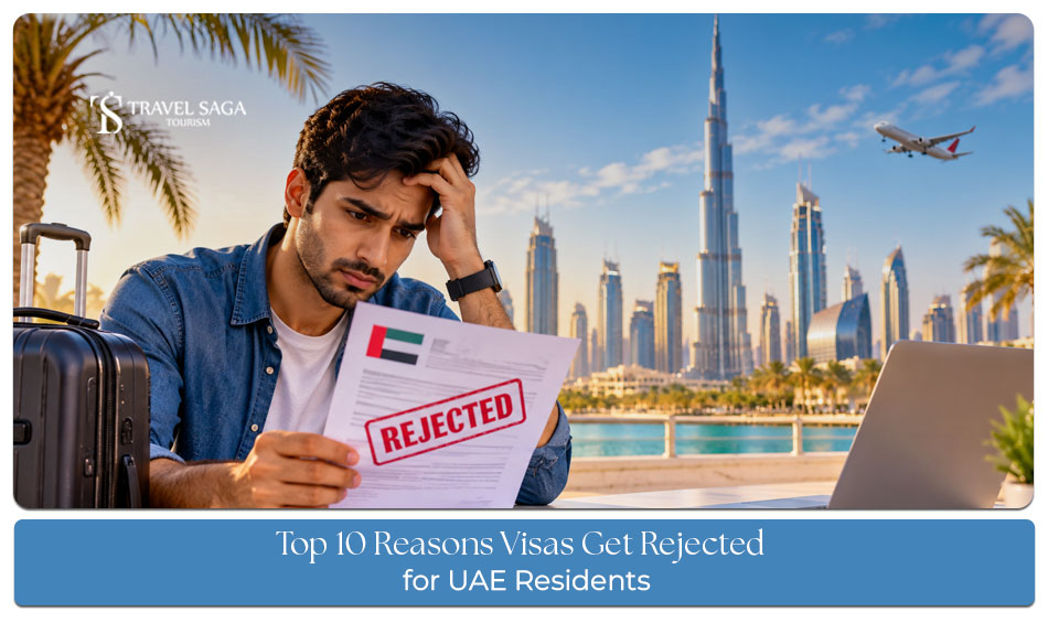 Top 10 common reasons visa applications get rejected for UAE residents, including document errors and insufficient financial proof