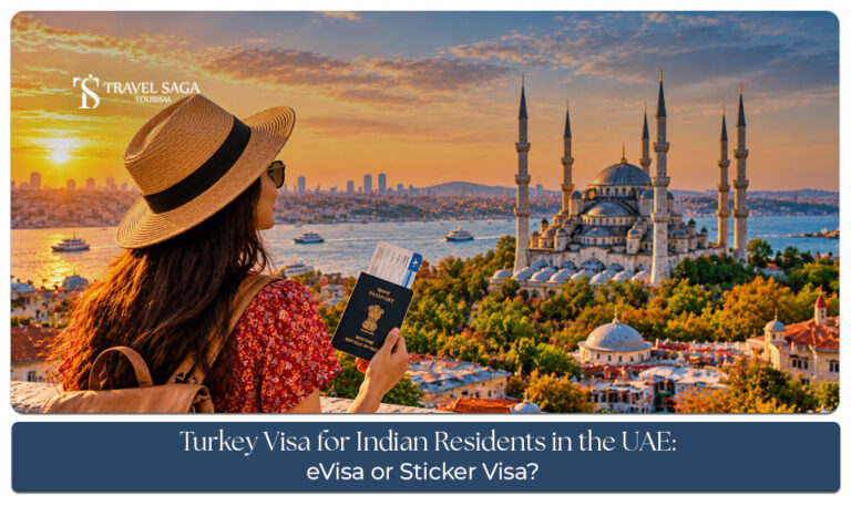 Indian travellers in the UAE preparing documents for a Turkey visa application.