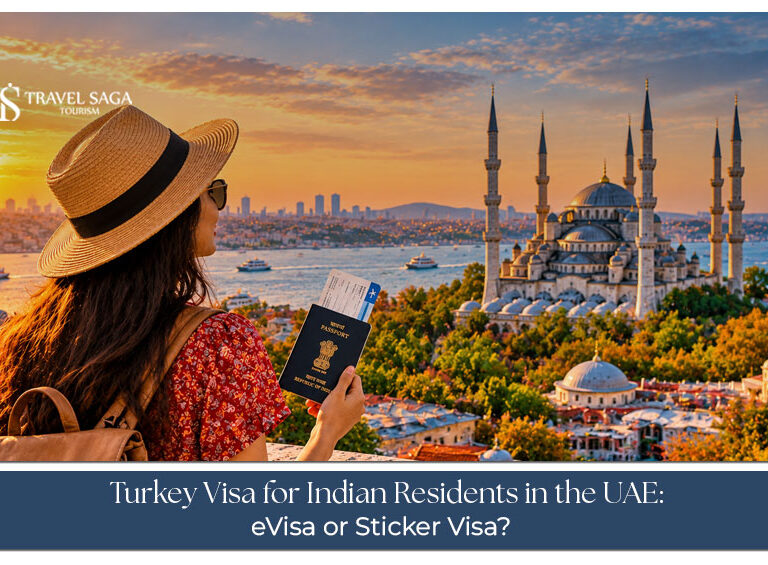 Indian travellers in the UAE preparing documents for a Turkey visa application.