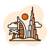 Dubai attractions and iconic landmarks for visitors