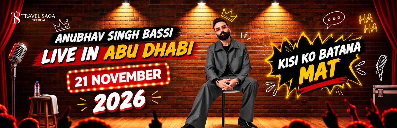 Anubhav Singh Bassi Live in Abu Dhabi 2026 at Etihad Arena