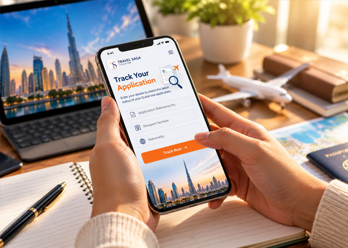 Track Dubai visa application status and follow the progress of your UAE visa request